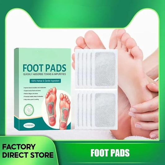 KIYOME KINOKI Cleansing Foot Pads – 1 Box (10 Pads)